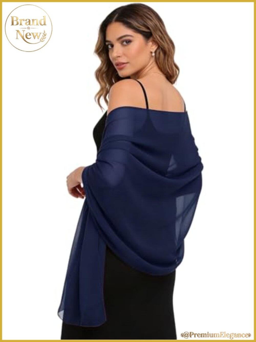Chiffon Shawl Wrap Evening Dress Wedding Women 100% Polyester